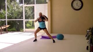 Right Side Lunge Knee Lift [upl. by Torosian]