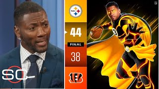 ESPN reacts to Pittsburgh Steelers beat Cincinnati Bengals 4438 Russell Wilson 414 yards 3 TDs [upl. by Jenne]