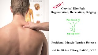 Cervical Neck Degenerative Disc Herniated Bulging Disc Exercises Position Muscle Tension Release [upl. by Eelsel]