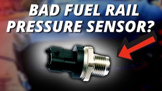 SYMPTOMS OF A BAD FUEL RAIL PRESSURE SENSOR [upl. by Mohn781]