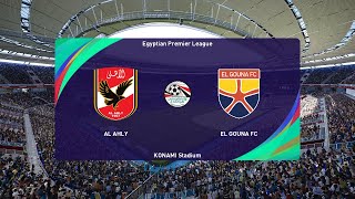 Al Ahly vs El Gouna FC 04052024 Egyptian Premier League PES 2021 [upl. by Hedvig]