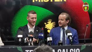 Conferenza stampa di presentazione del mister Ignazio Abate  210624 [upl. by Alphonsa908]