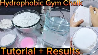 Tutorial How to make Gym Chalk at home with Result  For asmr [upl. by Ahcsas]