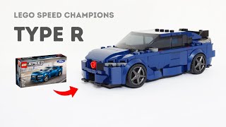 Civic Type R FK8  Lego Speed Champions 76920 Alternate Build Instructions [upl. by Antonino]