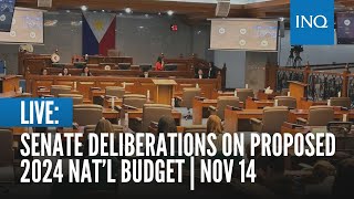 LIVE Senate deliberations on proposed 2024 nat’l budget  Nov 14 [upl. by Alisen]