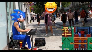 SONIC 2 METROPOLIS ZONE 2021 BUSKING [upl. by Nyrhtakyram]