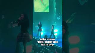 Kehlani performs “Nunya” at Crash World Tour San Diego [upl. by Hanley]