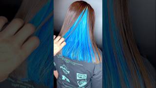 Sea ⛵ layers Blue 💙 and sky🩵 hair dye [upl. by Liebman]