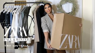 HUGE New In ZARA  FALL amp WINTER HAUL 2023  GIVEAWAY Coats Knits Skirts  zara zarahaul [upl. by Parsifal]