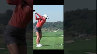 LPGA Queen quotMinJee Leequot Slow Motion Swings DriverWoodIron [upl. by Airun]