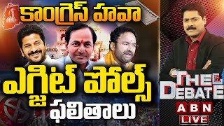 🔴LIVE Telangana Exit Poll Results  The Debate  ABN Telugu [upl. by Hidie]