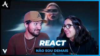 CASAL REAGE LUÍSA SONZA  NÃO SOU DEMAIS  REACT [upl. by Kenway]