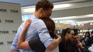 Tom Hiddleston singing Happy Birthday  Kinokuniya Sydney 2013 [upl. by Kristof]