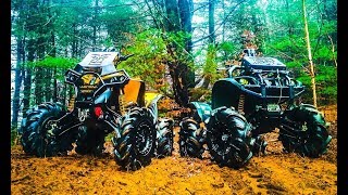 ATVs in Mud Skeg  Deep Water Channel Trailer [upl. by Katerina131]