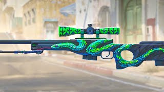 GREEN SCOPE AWP LOOK INSANE IN CS2🔥🔥 AWP ATHERIS WITH 5x IMPERIAL ESPORTS GLITTER STICKER CS2 [upl. by Anawal947]