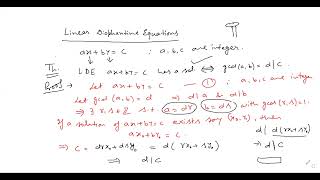 Linear Diophantine Equations [upl. by Aleakcim]