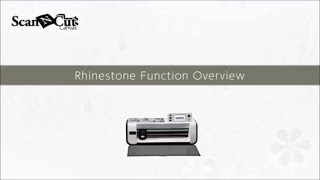 ScanNCut CanvasWorkspace Rhinestone Functions Overview [upl. by Traweek]