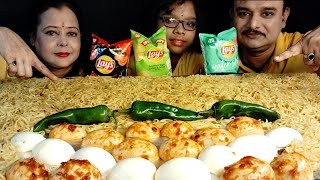 SPICY🔥🌶 12 PACK MAGGI CHALLENGEMAGGI NOODLES CHALLENGE EGG GHEE ROAST LAYS CHIPSfoodasmrmukbang [upl. by Mikaela778]