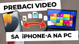 OVO JE NAJBRŽI NAČIN DA PREBACIŠ SVOJE SLIKE I VIDEE SA iPhonea NA KOMPJUTER BEZ KABLA 😎💻 [upl. by Evilc]