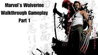 Marvel’s Wolverine Walkthrough Gameplay 1 [upl. by Eemla]