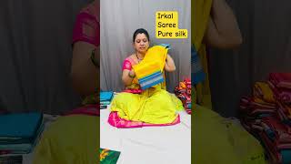 Irkal saree pure silk  shubham paithani yeola irkalsaree [upl. by Pavier]