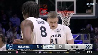 Xavier vs Villanova  202427  NCAAB Game [upl. by Vitek]