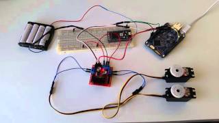 L298N breakout board with two DC motors [upl. by Emanuela]