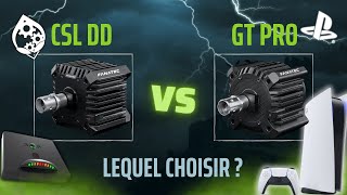 Fanatec CSL DD GT PRO VS CSL DD  Drive Hub  Lequel choisir pour sa PS5 [upl. by Maximilianus621]