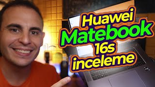 Huawei Matebook 16s 2023 Laptop İncelemesi Video Render Isınma Testleri [upl. by Aisetal]