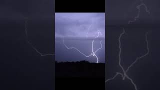 Powerful Lightning Strike ⚡⚡  Thunder Lightning 😱 shorts [upl. by Gui]