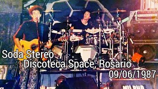 Soda Stereo  Discoteca Space  Gira  Signos Ruido Blanco 09061987 Rosario Argentina 1987 [upl. by Rebme]