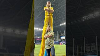 How Stilts Became a Banana savannahbananas stilts sports baseball mlb fun bananaball funny [upl. by Aniez]