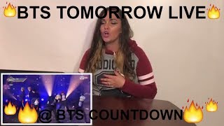 BTS TOMORROW LIVE   BTS COUNTDOWN 171012REACTION [upl. by Anitac843]