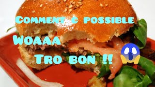 😱INCROYABLE Hamburger 🍔 pour débutants [upl. by Aletse]