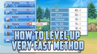 How To Level Up Fast EXP in Pokémon Brilliant Diamond and Shining Pearl [upl. by Gold]