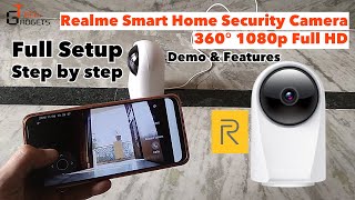 Realme Smart Cam 360°  Full Setup  Step by step explain demo  1080p Full HD CCTV Camera  DIY [upl. by Akaenahs]