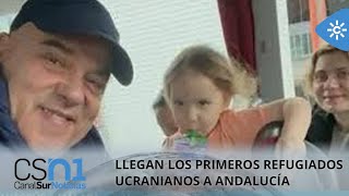 Llegan los primeros refugiados ucranianos a Andalucía [upl. by Fauman]