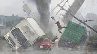 Scariest Storm Moments Ever Caught On Camera [upl. by Aierb]