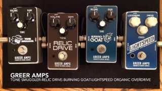 Greer Amps  Drive Pedal comparison [upl. by Siro]