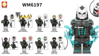 KAIJU NO 8 LEAKED  LEGO UNOFFICIAL MINIFIGURES  WM6197 kaiju lego kaijuno8anime anime toys [upl. by Sinnard968]