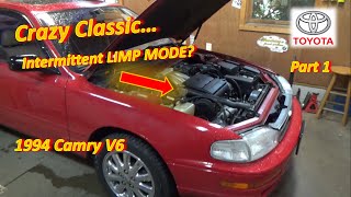 Crazy Classic Camry Intermittent LIMPHOME Part 1 P1300Igniter Fault [upl. by Schatz]