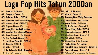 Lagu Pop Hits Indonesia  Ari Lasso Dewa 19 TIPEX Agnes Mo Melly [upl. by Yadnus]