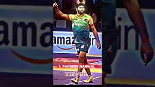 Top 10 Highest Raid Point in kabaddi prokabaddi [upl. by Lihp]