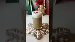 Gingerbread Latte 🎄☕️ christmasdrinks christmas [upl. by Seyer]