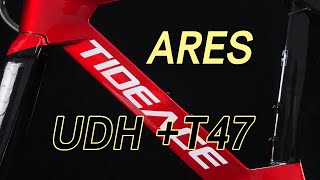 UCI Certified UDH Hanger T47 Bottom Bracket ARES Aerodynamic Road Bicycle Frameset [upl. by Eustacia]