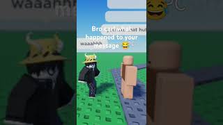 Bro carl what happened to your message 😂 roblox [upl. by Eiramlatsyrk]