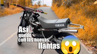 ¿QUE LLANTAS COMPRAR PARA UNA MOTO  Yamaha DT [upl. by Nylidnarb388]