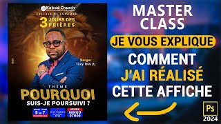 Masterclass en Design graphique  Comment réaliser une affiche de léglise [upl. by Shorter]