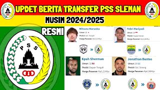 UPDET RESMI🔥BERITA TRANSFER PSS SLEMAN MUSIM 20242025  KABAR PSS SLEMAN  BERITA PSS SLEMAN [upl. by Eiramrefinnej70]