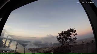 Gas plume above Halemaumau Crater [upl. by Haase]